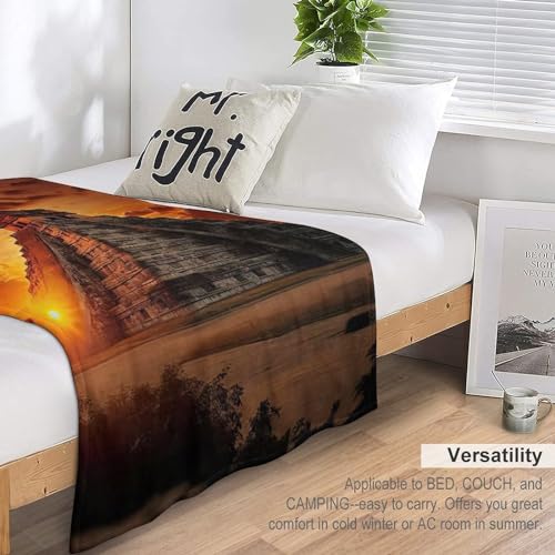 Couverture Polaire Chichen Itza 100x130cm | Plaid Canapé Doux - 6