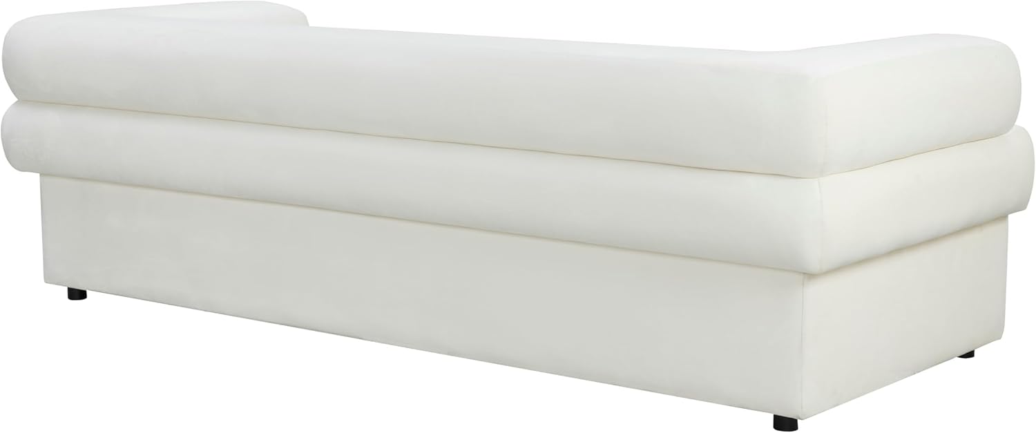 Cream Velvet Sofa