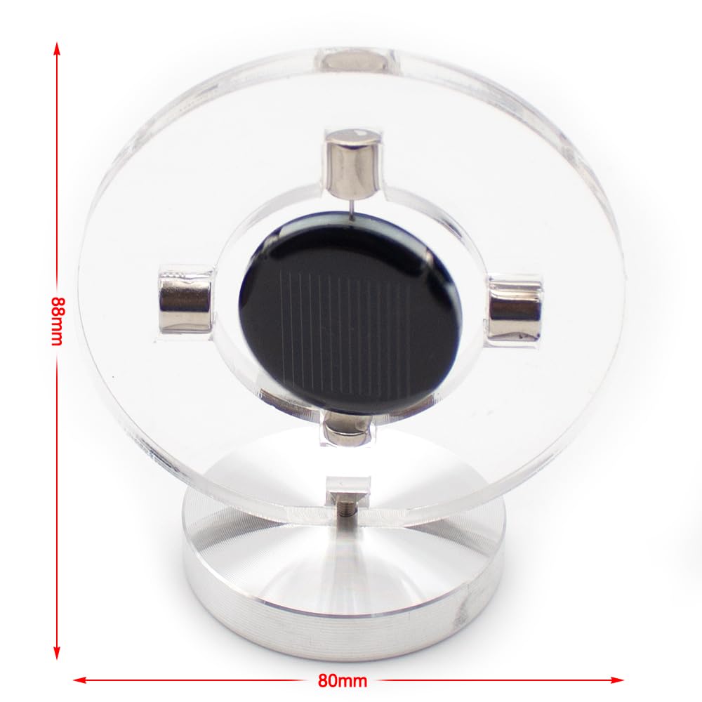 Toplionace Motore a Levitazione Magnetica ad Energia Solare Ultra Sensibile, Decorazione da Scrivania - Mendocino Motor, Gadget Tecnologico Galleggiante Creativo
