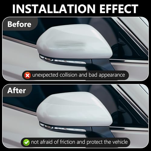 DGSL Car Door Edge Guards Door Sill Protector, 2.7In x 33Ft 5D Carbon Fiber Car Wrap Film, Vinyl Automotive Wrap Film Anti-Collision Fits for Most Vehicles (Transparent)