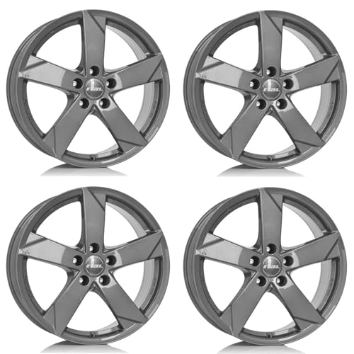 4x Jantes en aluminium Rial Kodiak 6.0Jx16 ET50 5x112 graphit compatible avec SEAT Altea Leon