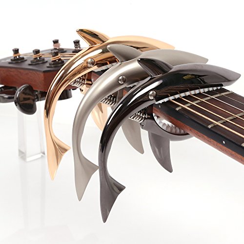 Capo Acoustic Guitar Capo Electric Guitar Capo Classical Guitar Capo Ukulele Capo Zinc Alloy Spring Capo (Black) - Thumbnail 5