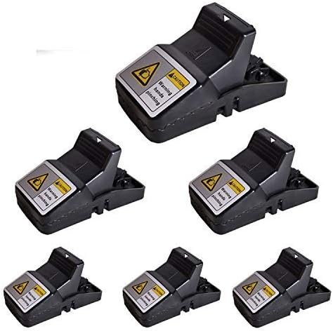 TOOTTO Mouse Traps 6 Pack,Rat/Mice Trap Humane Powerful Rodent Killer Sensitive Reusable and Durable
