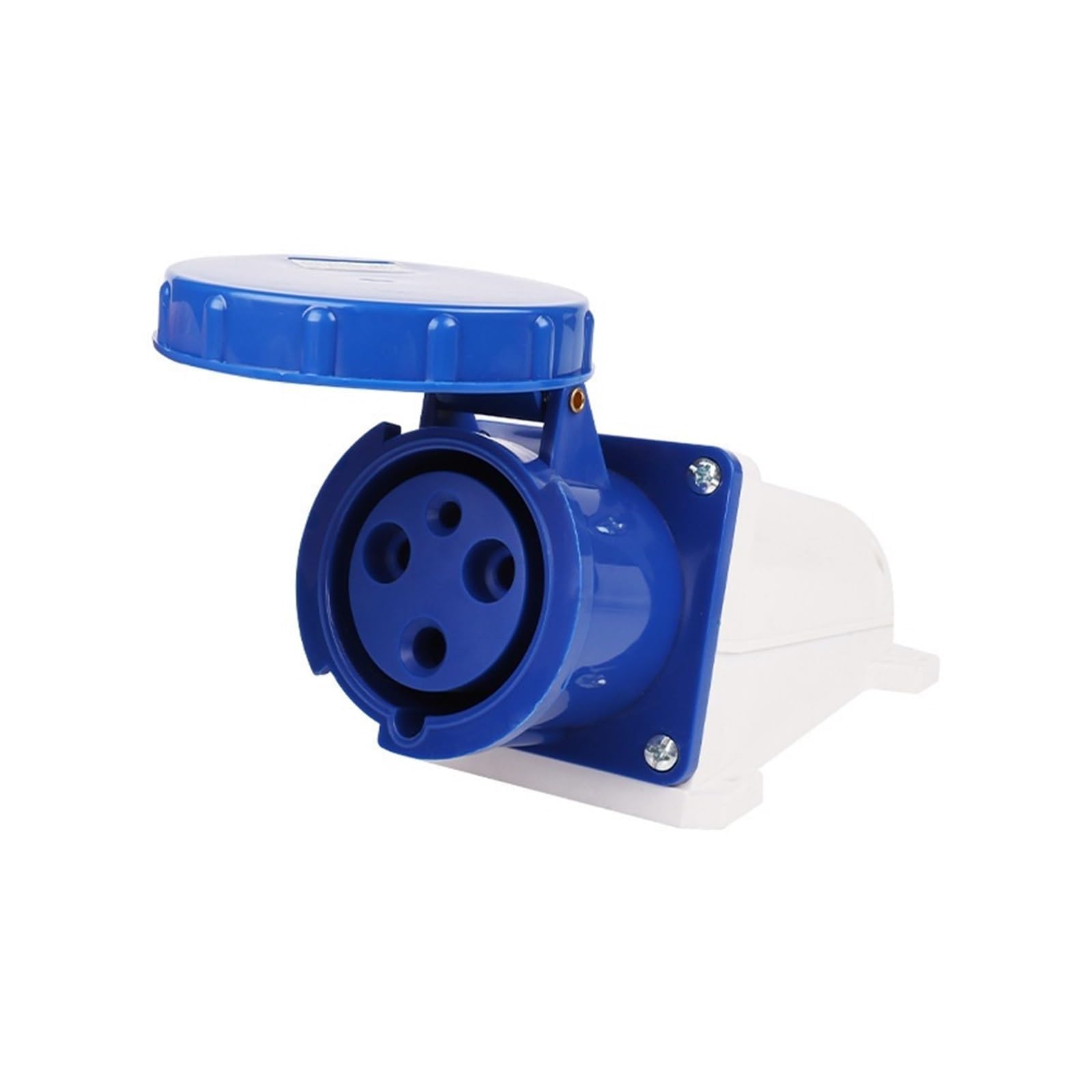 1 Unidad Nuevo Enchufe Industrial Expuesto trifásico de Cuatro Cables aviación 3 Orificios 63A Impermeable IP44 ZQ-133