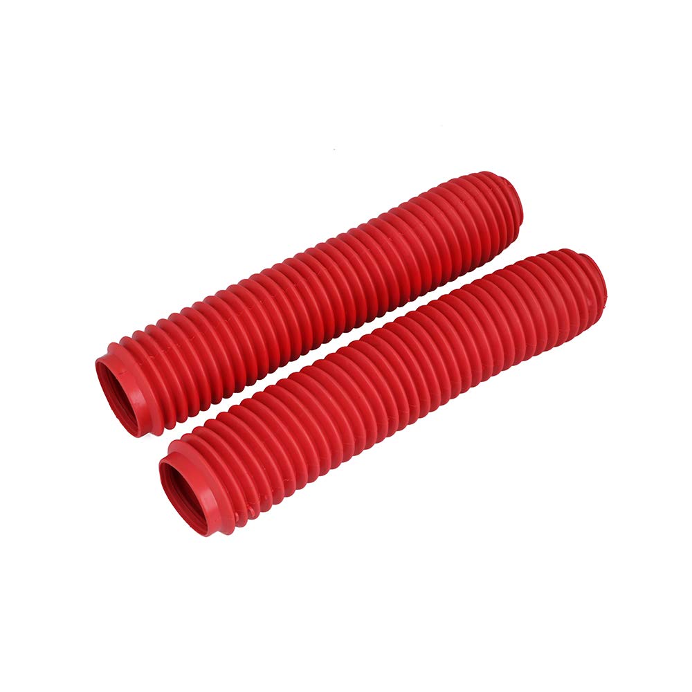 Copri Forcella Forcelle Moto Soffietti forcella anteriori in gomma universali per moto adatti per HONDA YAMAHA KTM KAWASAKI SUZUKI EXC SX XC XCF SXF CR CRF YZ DRZ(Green)