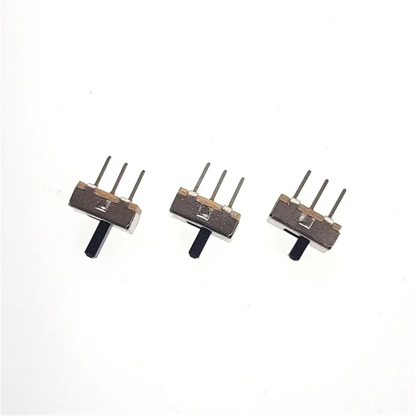 Microinterruptores deslizantes verticales, Paquete de 20 interruptores de palanca de 3 pines, 1P2T, 2 posiciones, deslizantes, varios tamaños(Handle length 5mm)