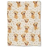 Photo Gallery ti caldi adorabile coperta con golden retriever e cuori, morbida coperta in flanella per divano, letto, viaggi e decorazione per la casa, accogliente, leggera, calda, soffice coperta pelosa, per Photo Gallery ti caldi adorabile coperta con golden retriever e cuori, morbida coperta in flanella per divano, letto, viaggi e decorazione per la casa, accogliente, leggera, calda, soffice coperta pelosa, per