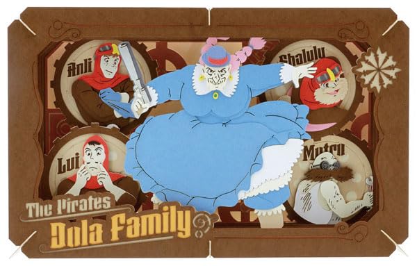 Paper Theater Castle in The Sky PT-L50 Pirates in The Air Dora Family