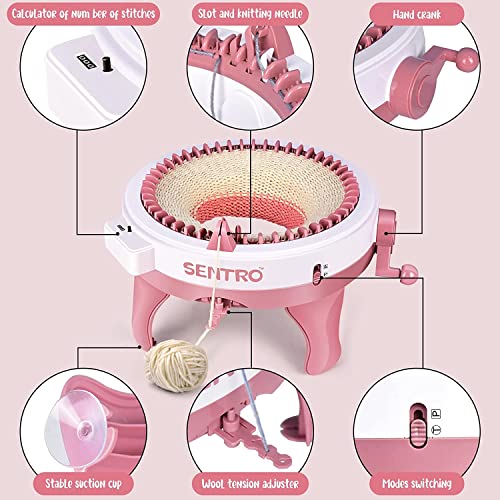 Wishrun KNITTING MACHINE-32 Machine, Sentro 48 Needle Knitting Machines thumb #3