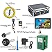 Sewer Camera Industrial Endoscope with DVR, 7-Inch Monitor 17Mm Drain Pipe Sewer Inspection Camera 1000 TVL Pipe Inspection Equipment 8GB SD Card,30M