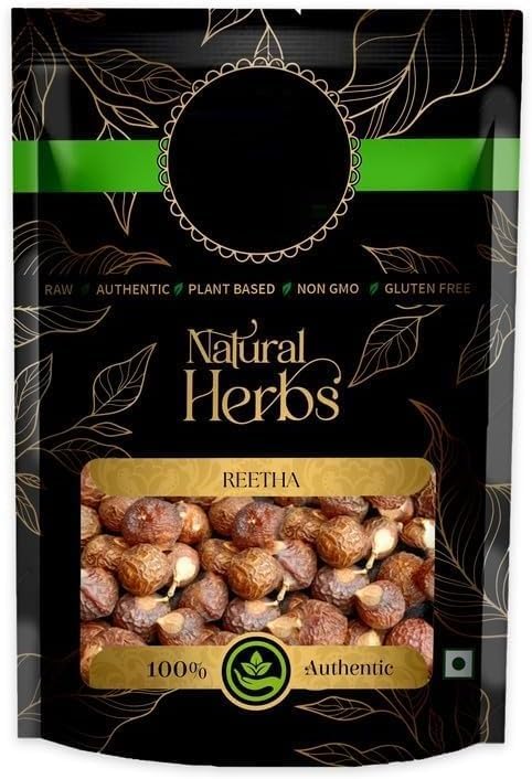 kk Soapnut - Reetha - Sapindus Mukorossi Puro y Natural (3.53 oz)