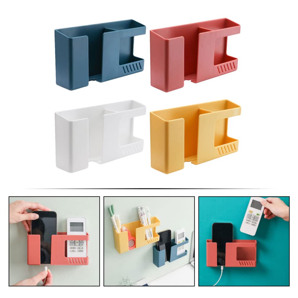 Wand-Organizer Für Fernbedienung (selbstklebend) – Kein Bohren, Aufbewahrungsbox Für Schlüssel, Handy & Co.