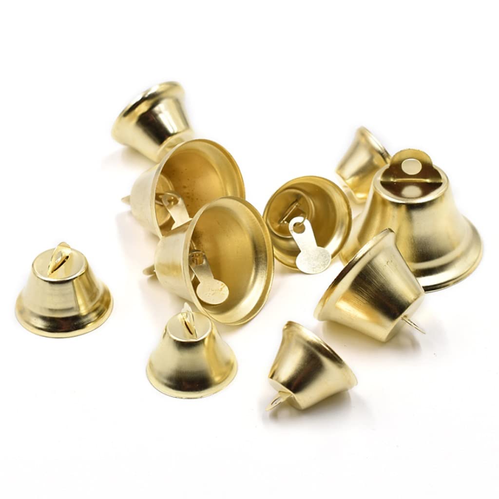 120個 ジングルベル ゴールド 小さなベル クラフト用 小さな