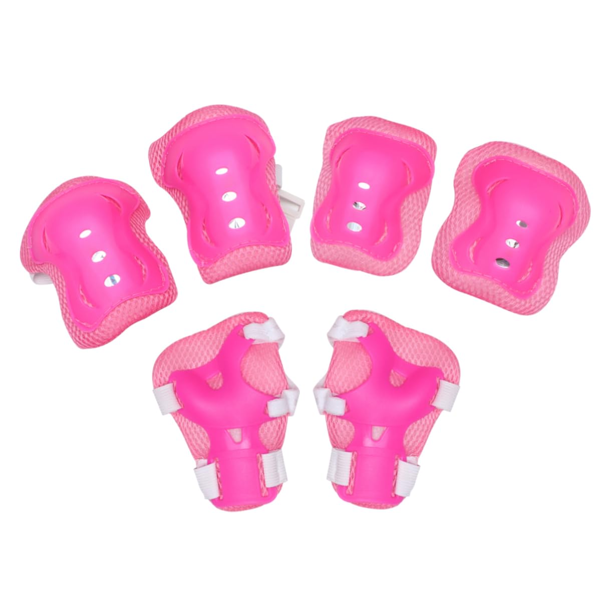 Mikikit Roller Skating Protective Gear Kit Kids Sports Wrist Guards Pads Elbow Guards for Kids
