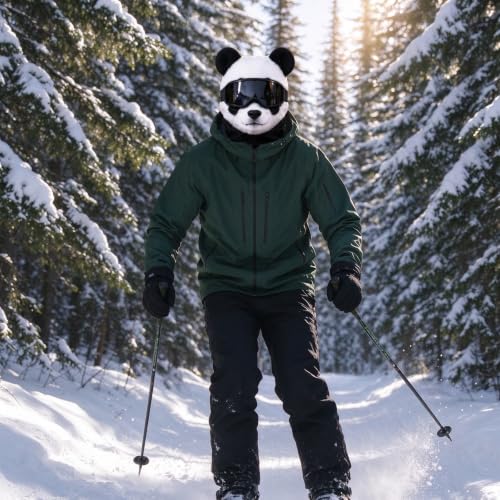 3D Animal Ears Balaclava Winding Windproof Hood Face Mask for Outdoor Ski - image 6