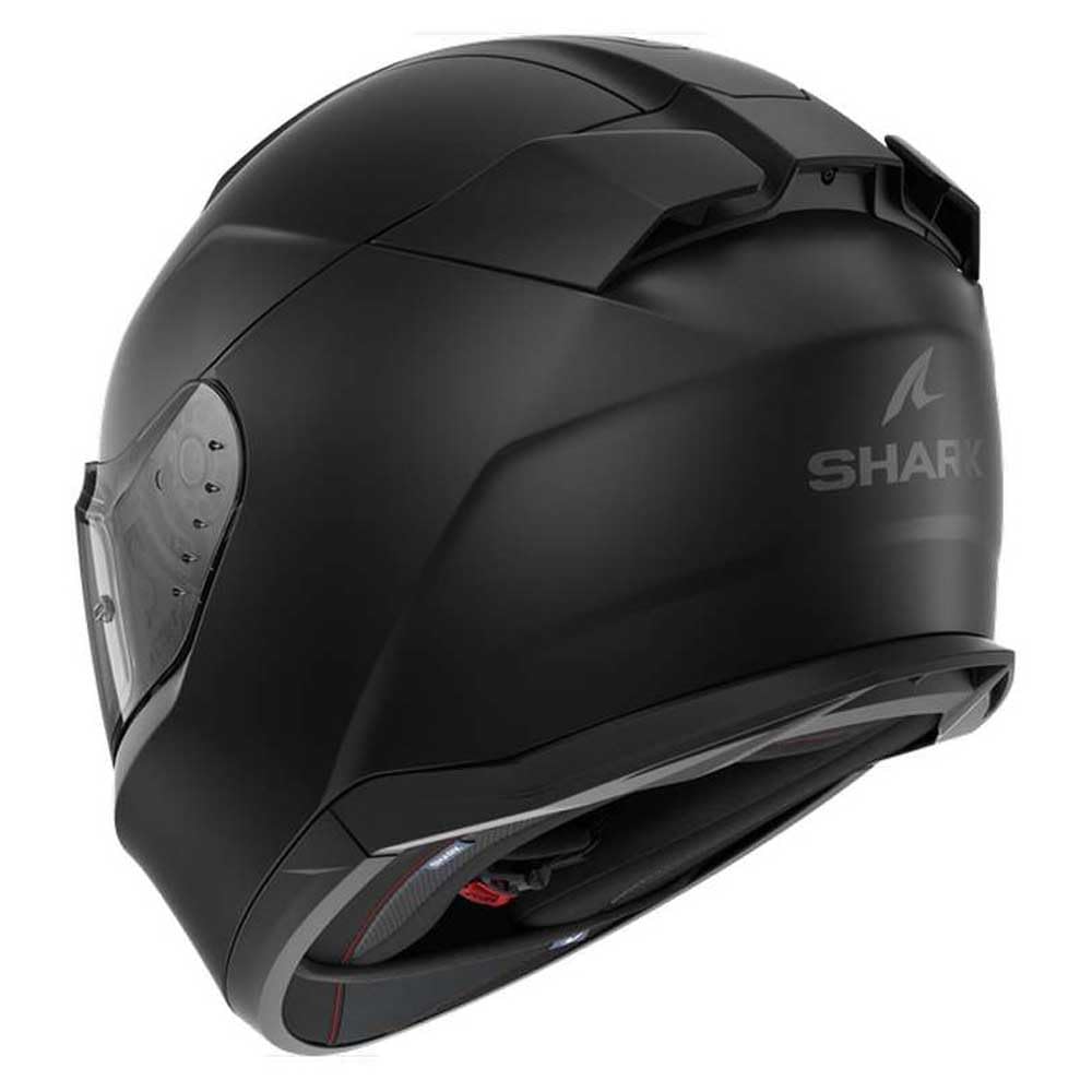 Shark, Casco Moto Integral D-SKWAL 3 Blank Matt Black / Grey KMA,