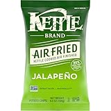 Kettle Brand Potato Chips, Air Fried Jalapeño Kettle Chips, 6.5 Oz Bag