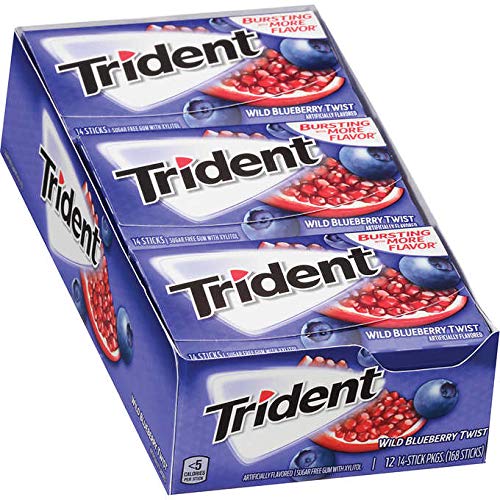 Trident Wild Blueberry Twist Value Pack 15-14 Piece