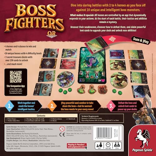 Boss Fighters QR Board Game miniatura 3