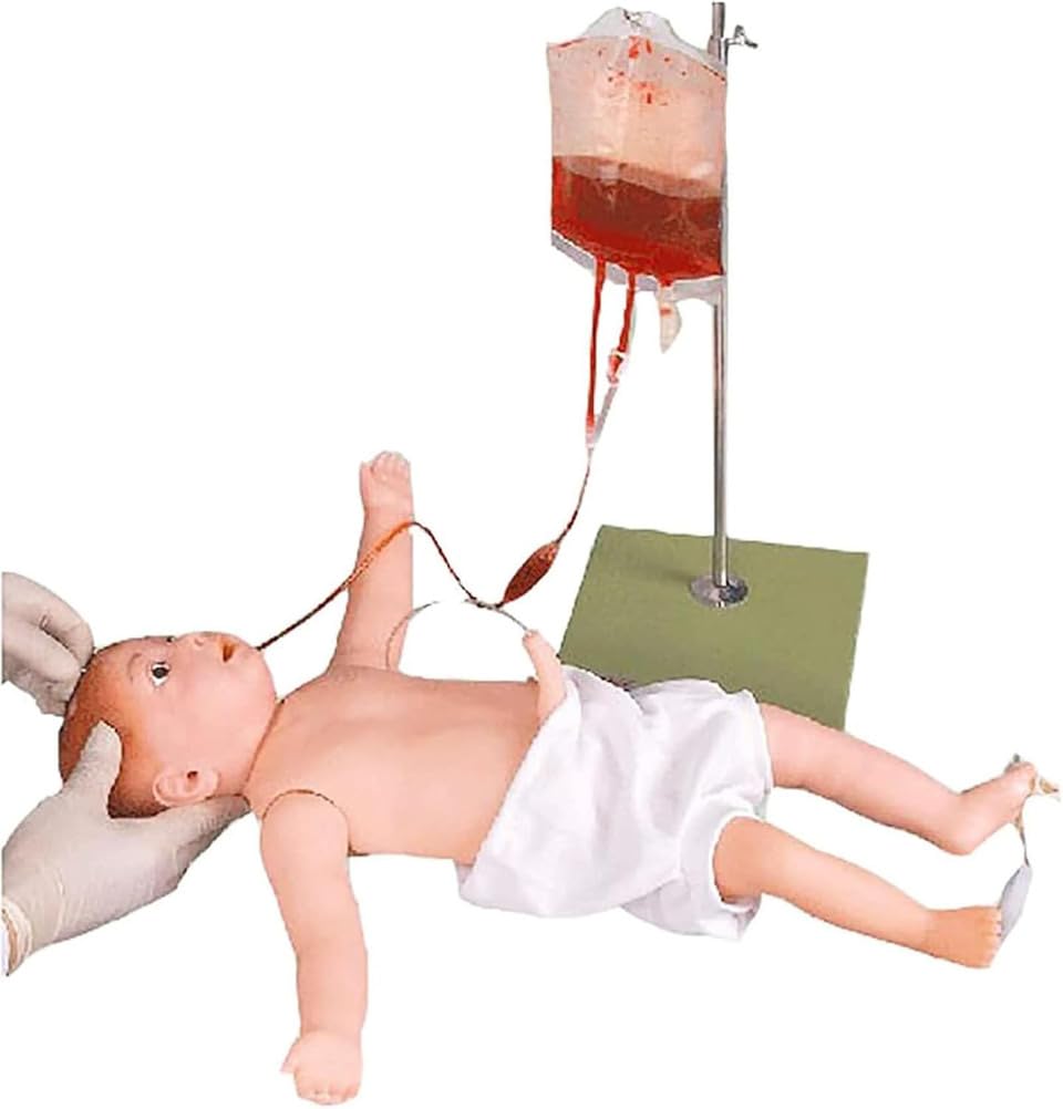 Modello di addestramento di venipuntura del corpo intero infantile di pratica infermieristica, simulatore pediatrico di puntura per l'insegnamento medico