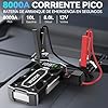ACEZUK Arrancador de Coches 8000A, Arrancadores de Bateria de Coche Portátil(hasta 8.0L de diésel o 10.0L de Gasolina), 12V Jump Starter, Pinzas Inteligentes con Pantalla, Luz LED, Puerto QC3.0 #1