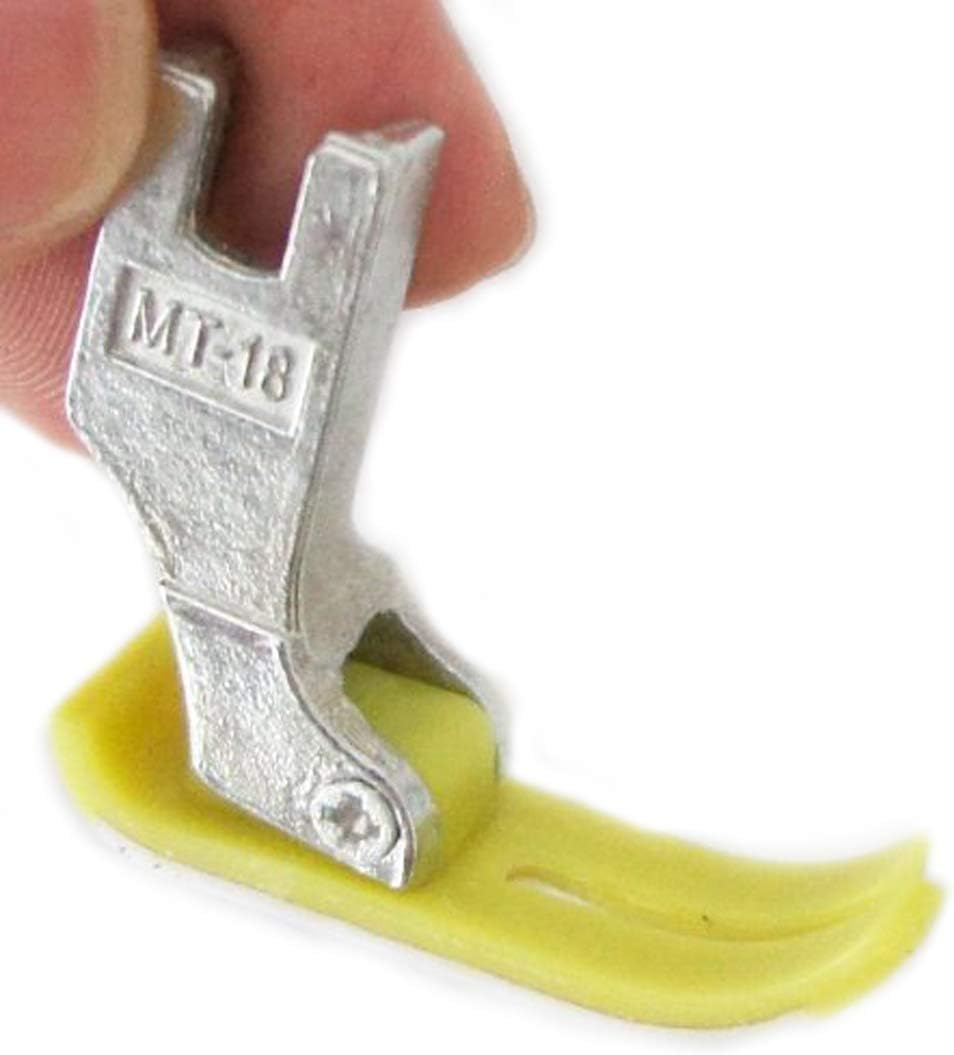 Well Made Tools MT-18 Industrial Sewing Machines Extra Thin Precise Teflon Foot, for Brother, Singer, Juki and More- Ideal for Professional Use