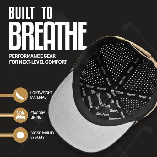 Image of Curves & Clubs USA Golf Rope Hat - American Flag Golf Cap, Performance Hat - Adjustable, Breathable