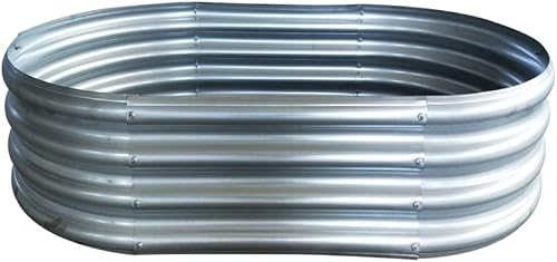 Miniatura 8 de Jardineras de acero galvanizadas para jardín de flores y hierbas