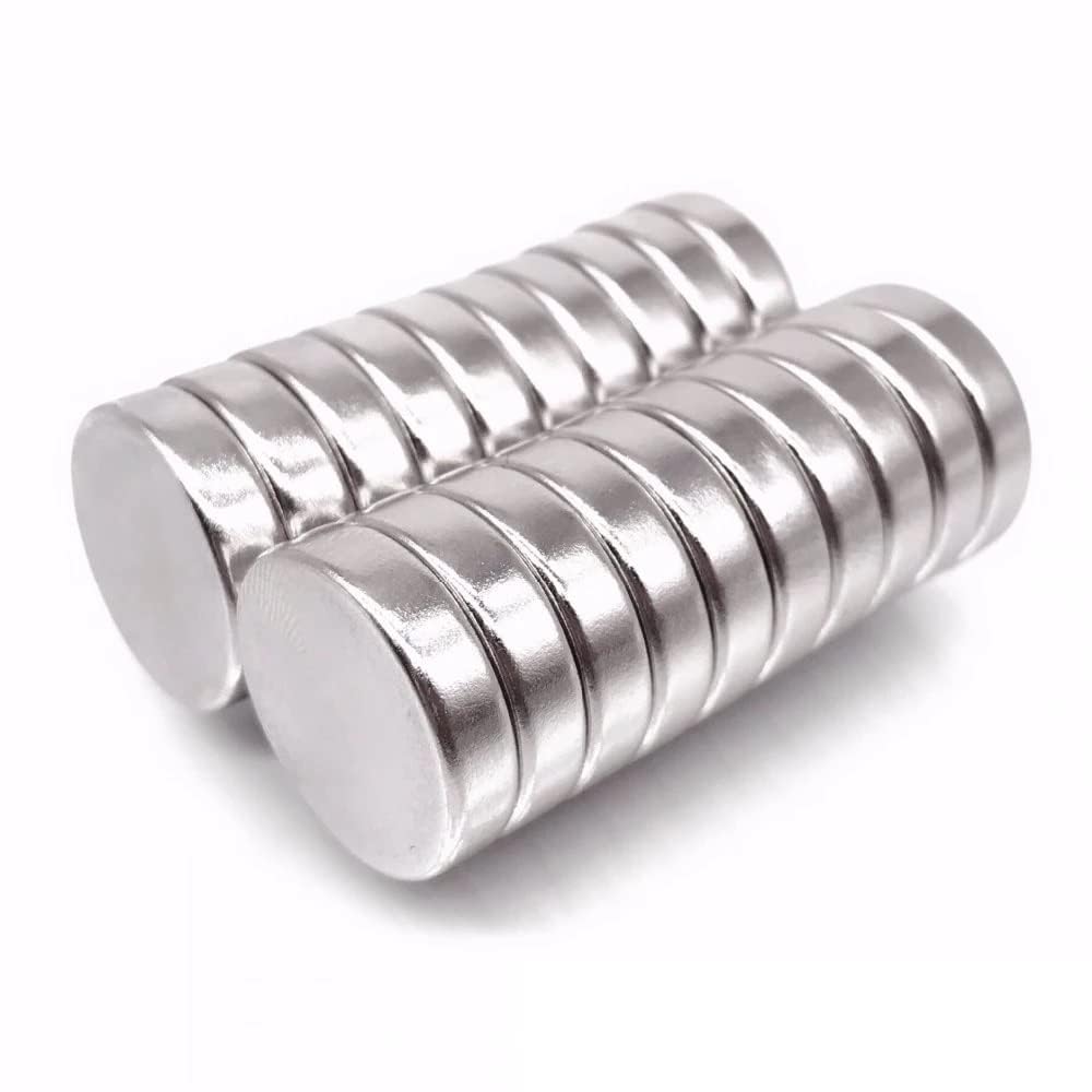 IXMFWH 10PCS 20x5 mm Magnetic Refrigerator Magnets 20mmx5mm Disc Magnet 20x5mm Magnet 20 * 5 mm(20x5-10PCS)