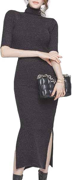 Amazon Co Jp アイラカリラ タートルネック ニット ワンピース スリット 長袖 ロング タイト クラブ パーティ ドレス レディース ニットワンピ ハイネック スリム ワンピ キャバ 嬢 キャバ嬢 キャバクラ 韓国 美脚 胸元 きれいめ スタイリッシュ フェミニン エレガント Amazon Co Jp アイラカリラ タートルネック ニット ワンピース スリット 長袖 ロング タイト クラブ パーティ ドレス レディース ニットワンピ ハイネック スリム ワンピ キャバ 嬢 キャバ嬢 キャバクラ 韓国 美脚 胸元 きれいめ スタイリッシュ フェミニン エレガント