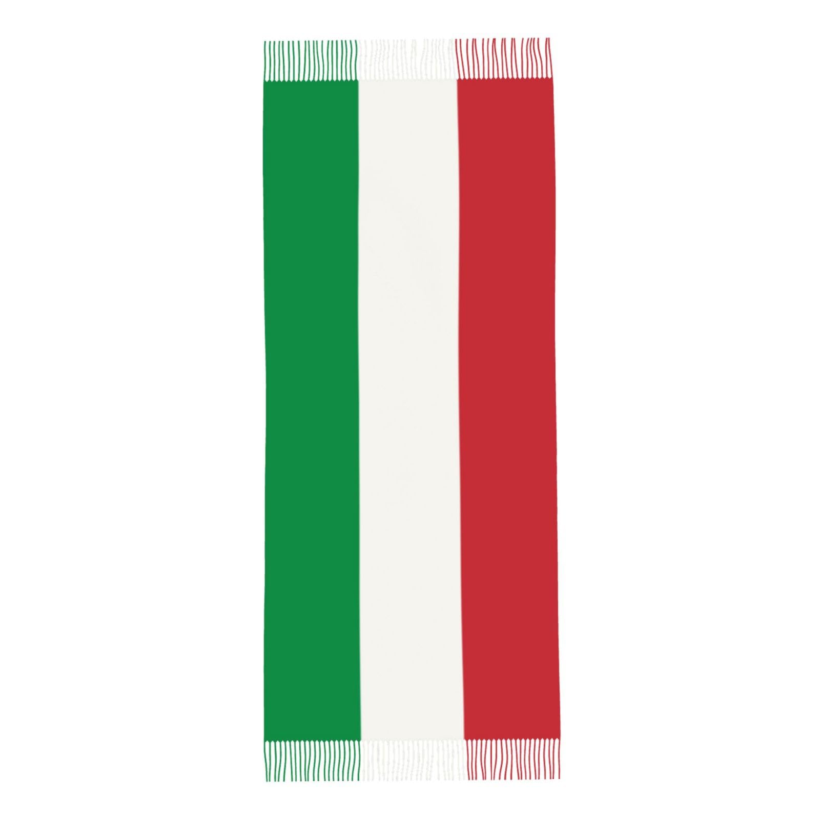 CZZYH Large Warm and Soft Scarf, Shawl, Italian Flag Scarfs for Women and Men