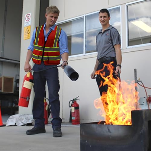 Image of A-SAFETY Mesh High Vis Vest, Reflective Construction Vest with Pockets