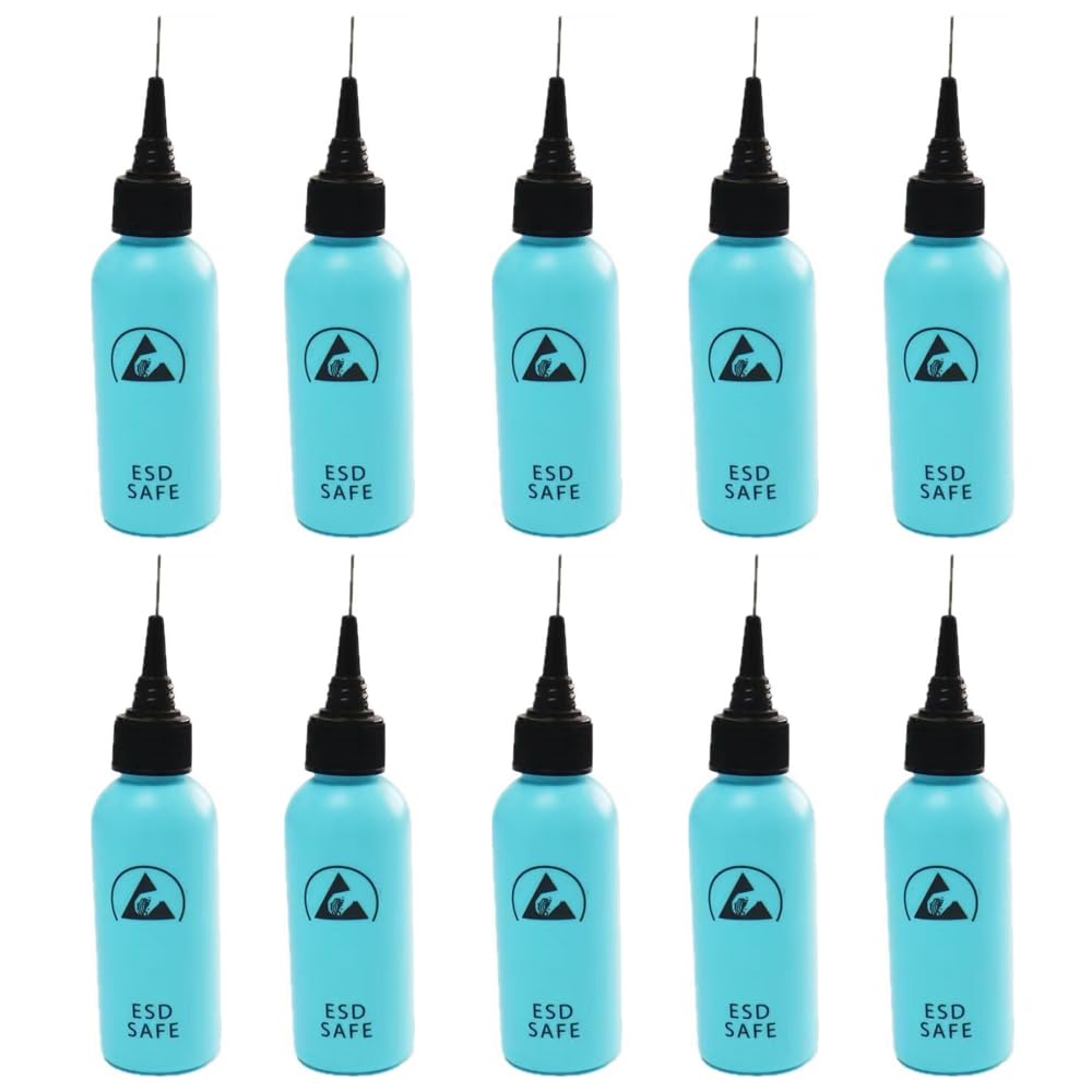 Botellas de fundente ESD de 60 ml con 27 accesorios aplicadores, paquete de 10 unidades