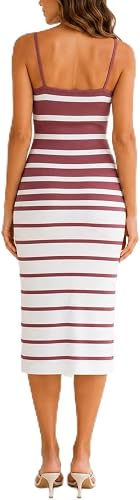 Ladies Ombre Stripe Seamless Bodycon Dress