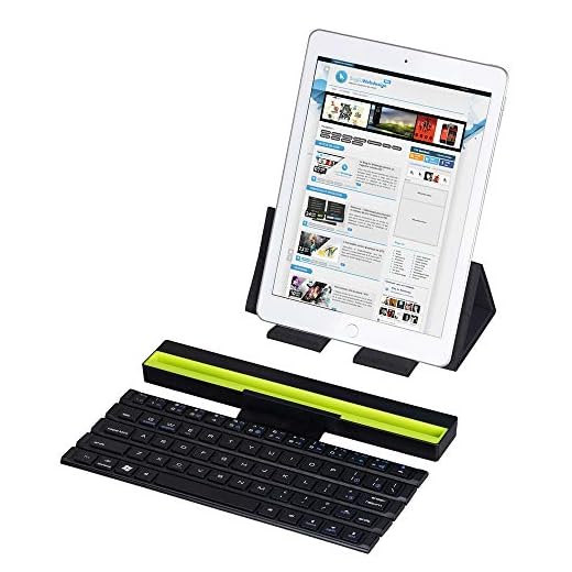 Rollable Wireless Bluetooth Keyboard with Holder, Great for Travel, Unique Gift idea,Amazing Gift for him