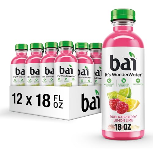 Bai Antioxidant Infused Water, Raspberry Lemon Lime, 18oz, 12 bottles