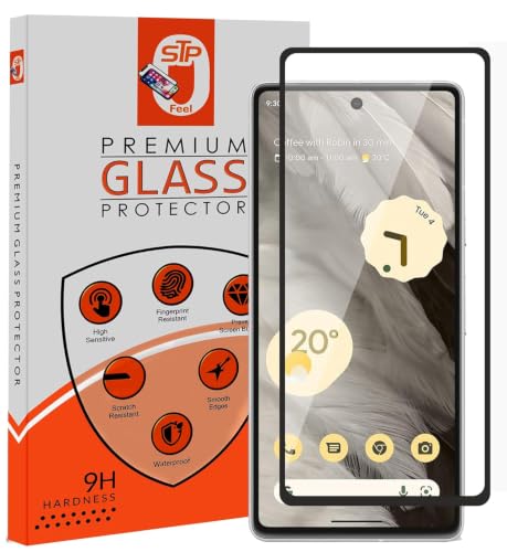 Image of STP FEEL HD+ Premium Tempered Glass Screen Protector Guard Compatible For Google Pixel 7 (6.3 Inch, Pack of 1) | Edge to Edge Coverage With Easy to installation kit