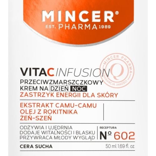 MINCER PHARMA VITA C INFUSION ANTIWRINKLE DAY NIGHT CREAM ENERGY BOOST