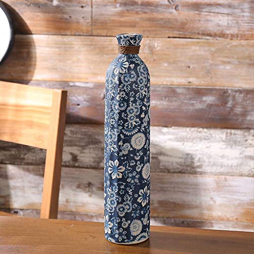 Vase en porcelaine fleur rétro pour stabiliser vos grands bouquets sans risque de chute - 3