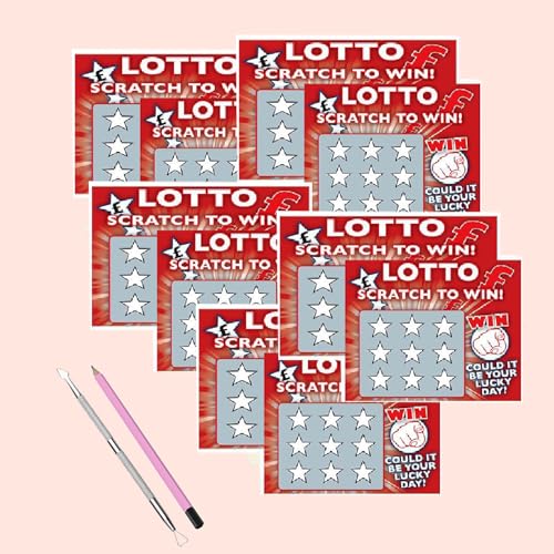 Image of 5Pcs Lottery Ticket Scratcher Tool, Stainless Steel Lottery Scratcher Tool, Scratch Off Tool, Ergonomic Ticket Scraper, Suitable for Lottery Enthusiasts Lottery Scraper Tool