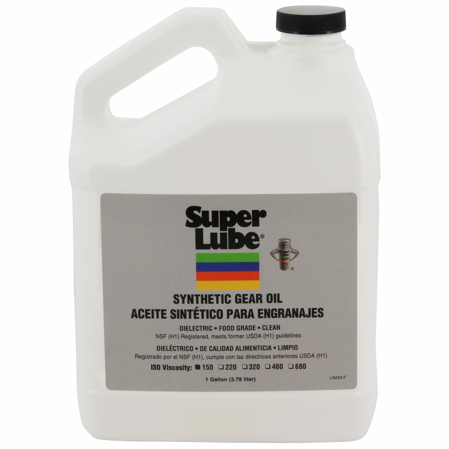 Super Lube 54101 Synthetic Gear Oil ISO 150, 1 gal Bottle