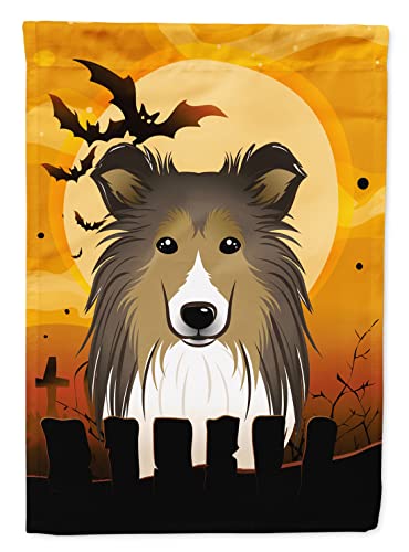 Drapeau Sheltie Halloween résistant pour décor extérieur automne - 2