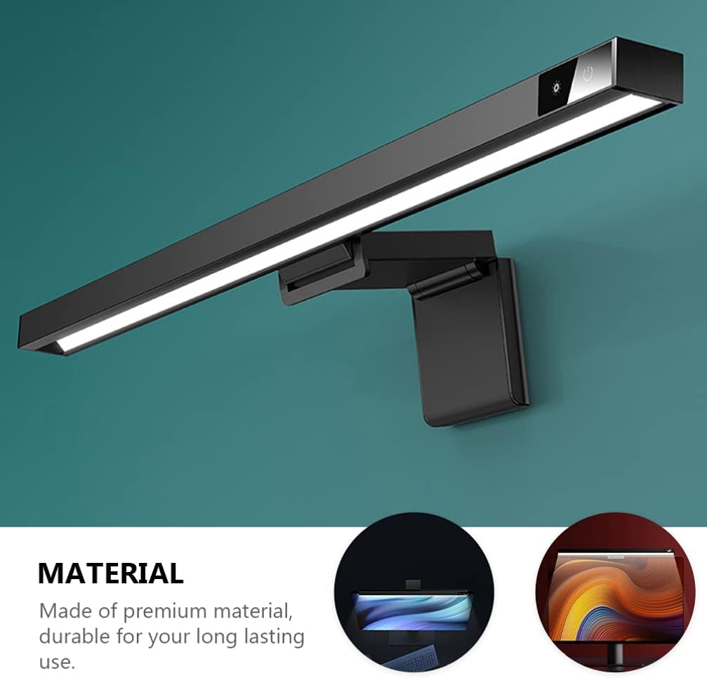 1pc USB Monitor Lamp Screen Light Bar for Computer Monitor Eye-Caring Reading Lamp Multiple Brightness Levels for Home Office