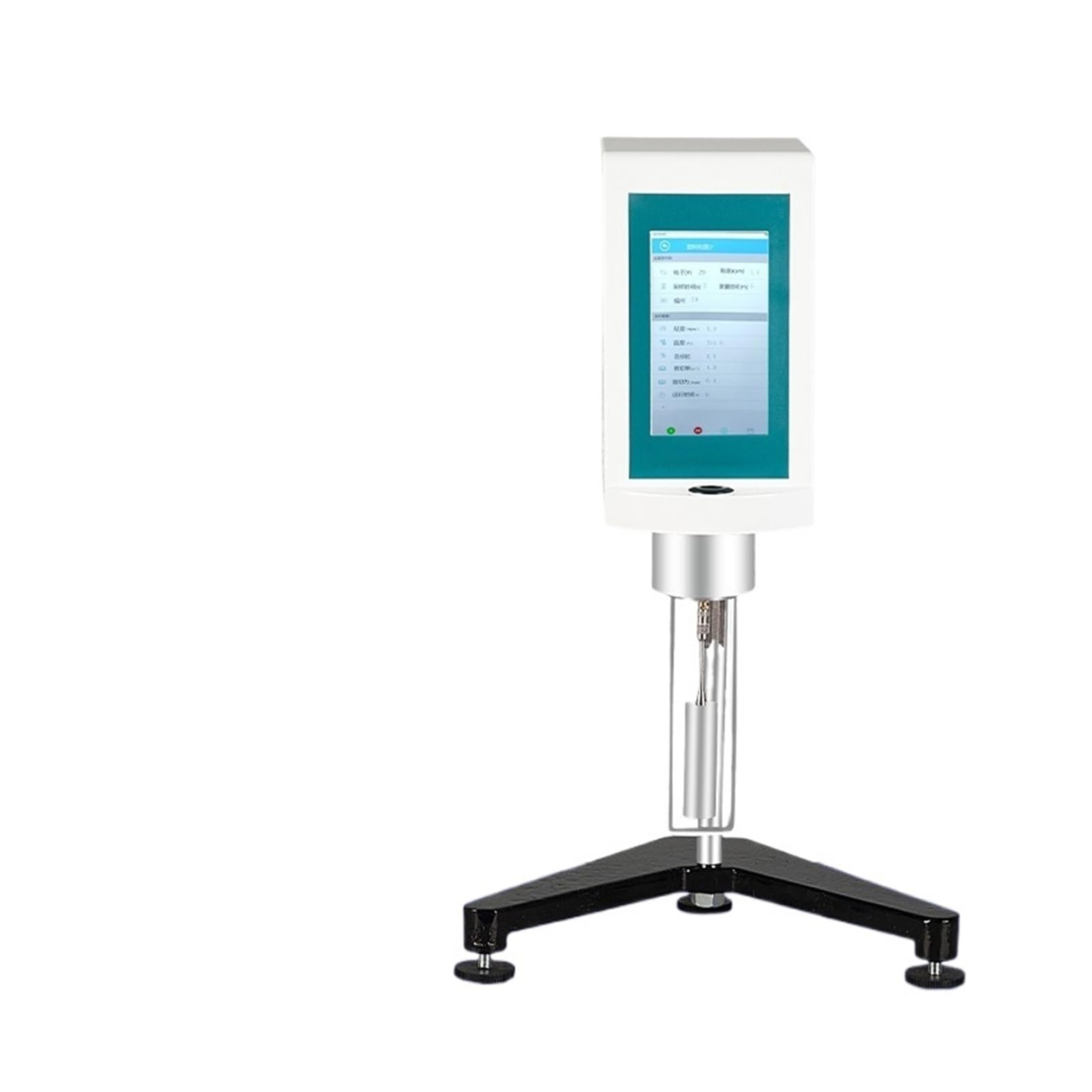 Viskositätsmessgerät, Viskosimeter-Tester NDJ-1/4/5S/8S/9S-T Touchscreen, stufenlos verstellbare Geschwindigkeit, digitale Anzeige rotierend,Rotationsviskosimeter(NDJ-5T)