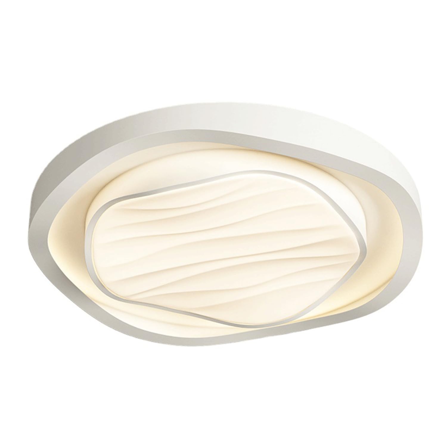 Lámpara Techo Metálica Estilo Crema Con Panel 3 Temperaturas Color