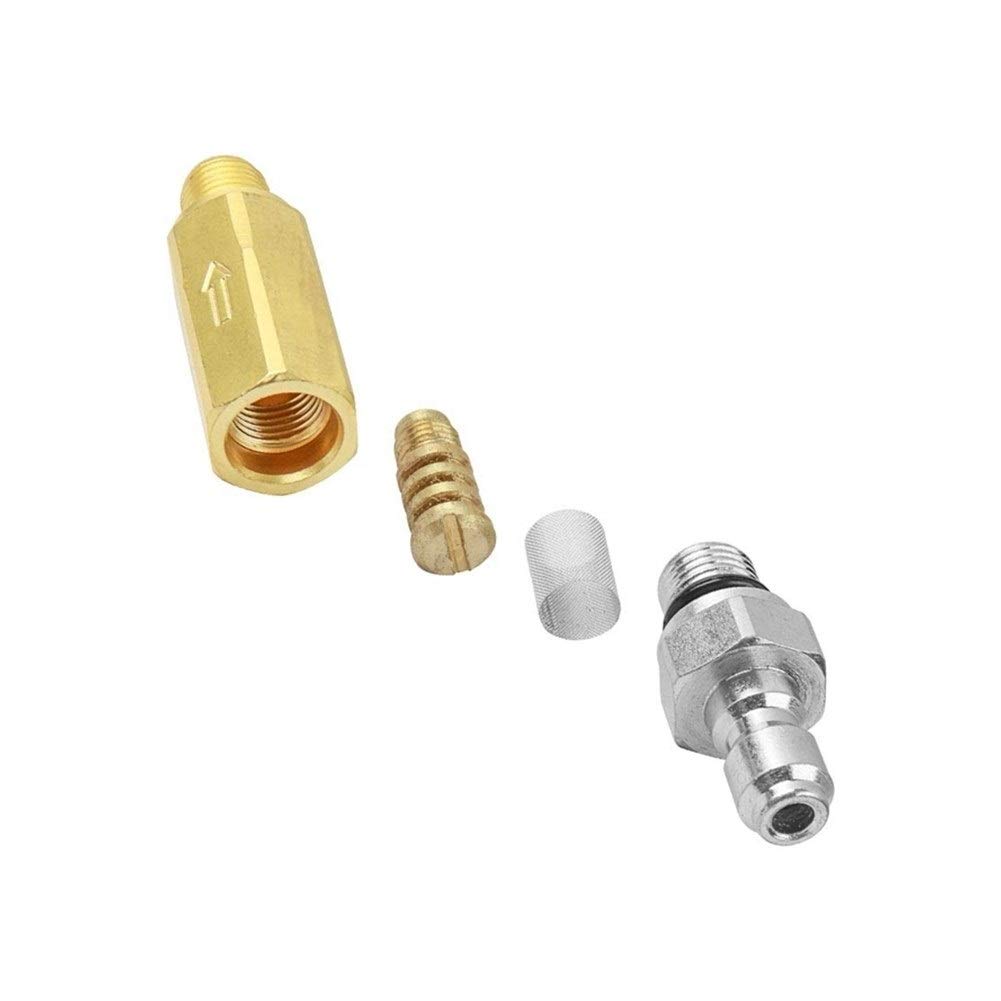 Adaptateur Raccord Rapide 6,35 Mm Pour Nettoyeur Haute Pression - Filetage Femelle BSP 1/4 (G1/4) - En Laiton Doré Durable - 7