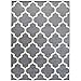 Produktbild We Love Rugs - Carpeto Orientalisches Marokkanisches Teppich - Flor Modern Designer Muster - Wohnzimmer Schlafzimmer Esszimmer - Hell Grau Weiß - 120 x 170 cm