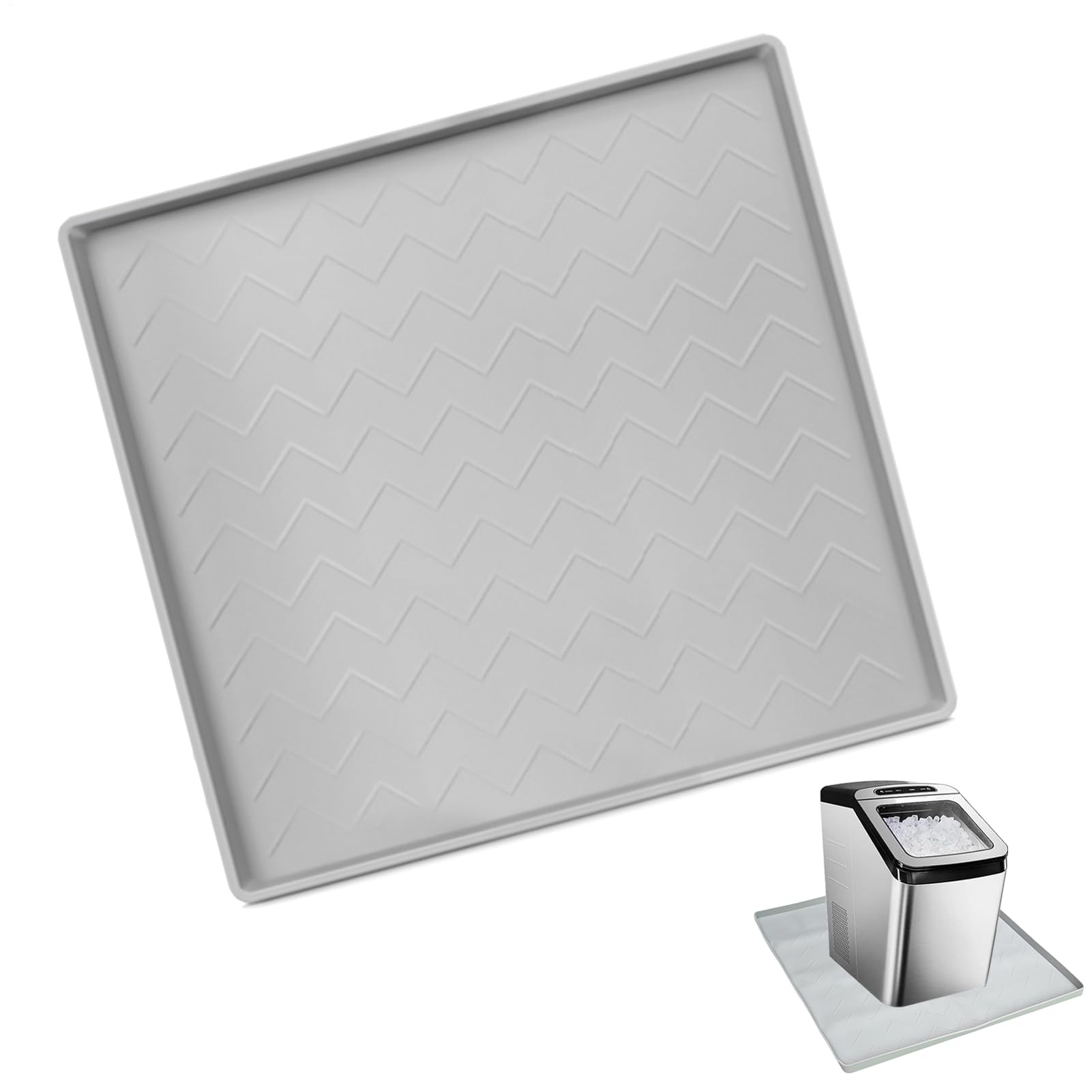 Bandeja de goteo de aire acondicionado 22x22 pulgadas de silicona para refrigerador