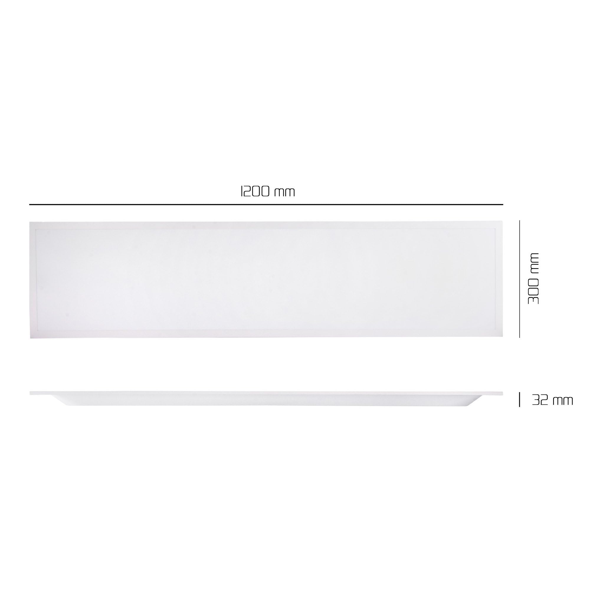 Ledvion 6er Set LED Panel 120x30cm 36W 4000K UGR <22 Rechteckig | Flimmerfreies, gleichmäßiges Arbeitslicht für Rasterdecken in Büro, Schule, Praxis, Werkstatt oder Gewerbe