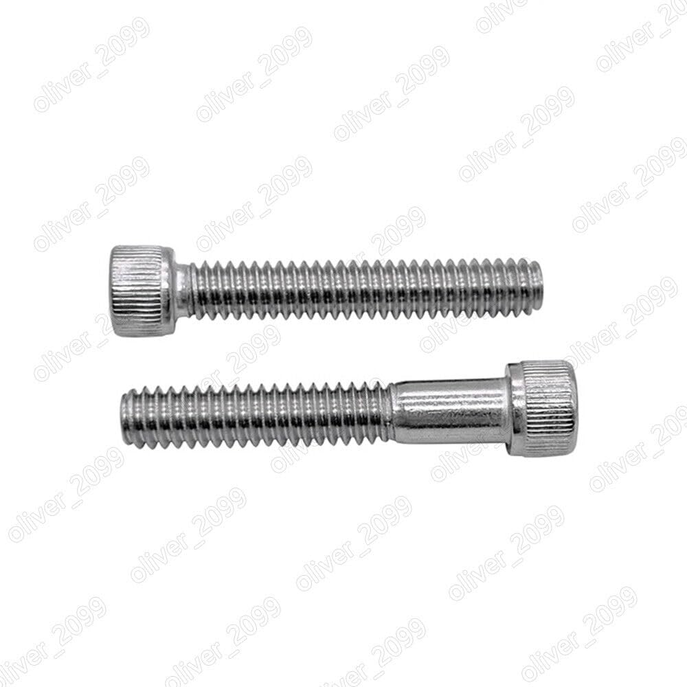 Tornillos de cabeza hexagonal de acero inoxidable, 3 piezas, tornillos de cabeza cilíndrica(UNC 1/2 13 x 1 3/4)